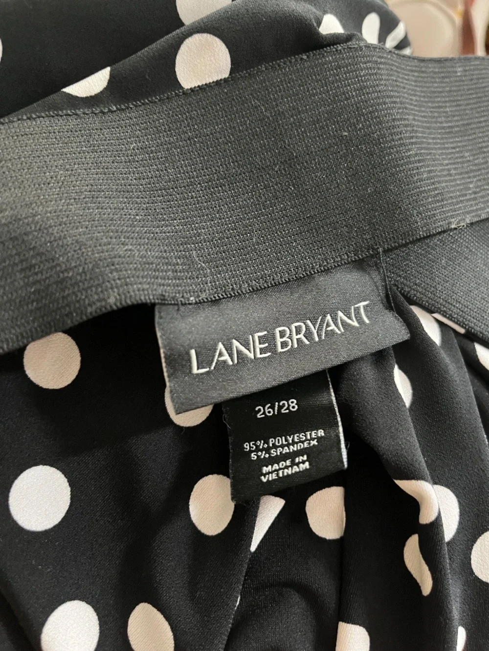 Polka Dot Asymmetrical Midi Skirt